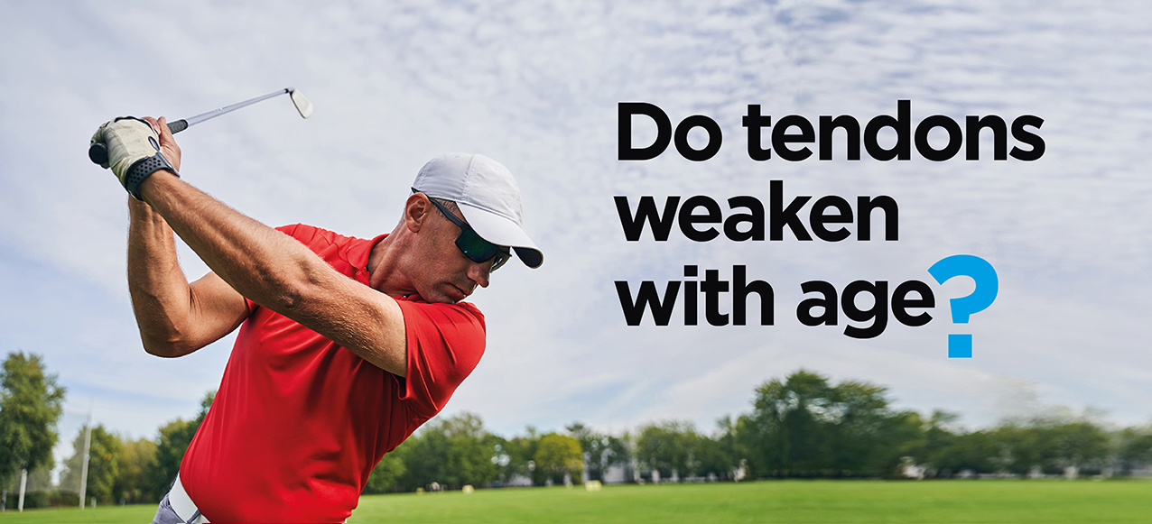 Do tendons weaken with age?