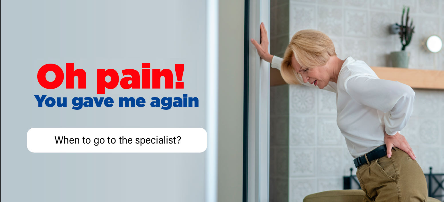 Oh pain! You gave me again!