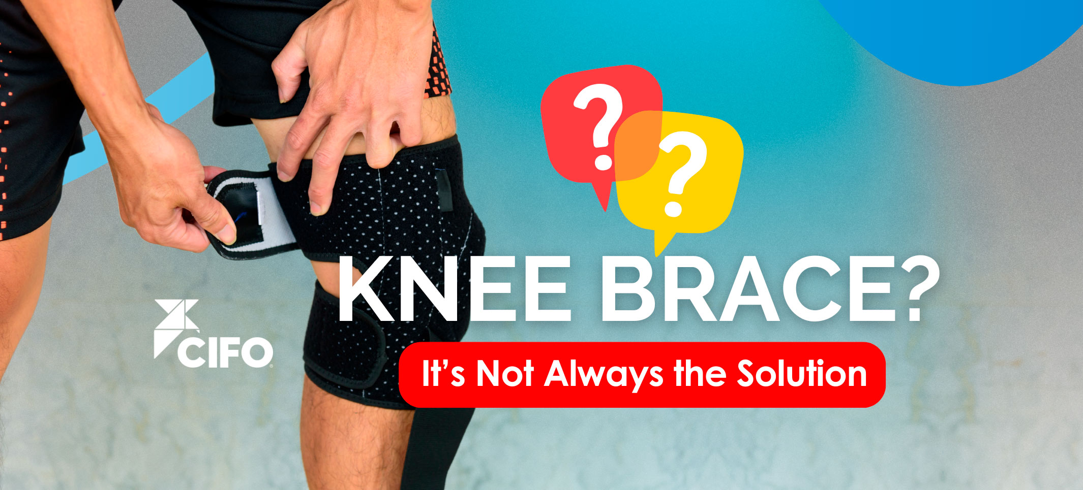 Knee Brace, It´s Not Always the Solution