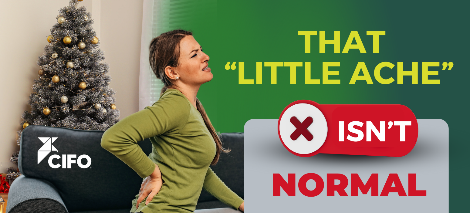 That “little ache” isn’t normal