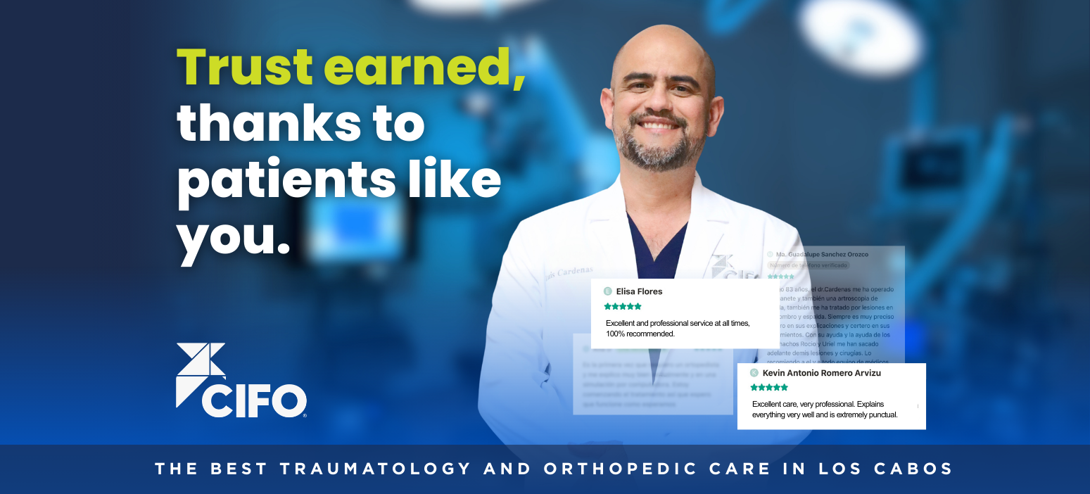 Trust earned, thanks to patients like you