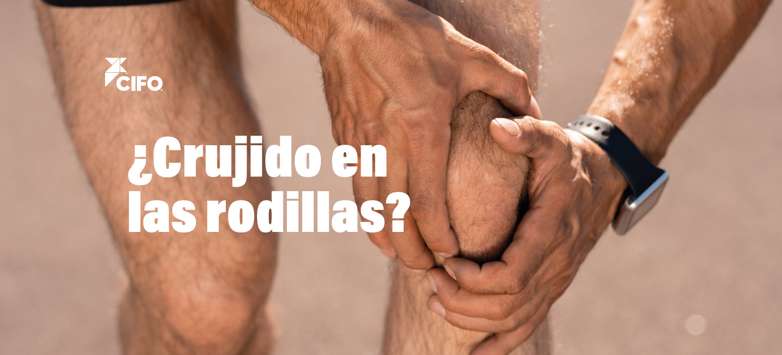 ¿Crujido en las rodillas?