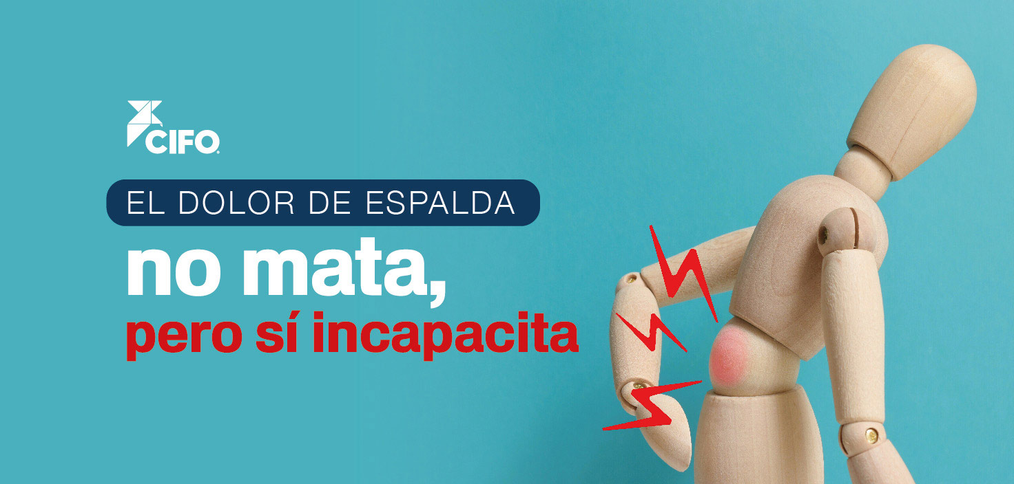El dolor de espalda no mata, pero sí incapacita